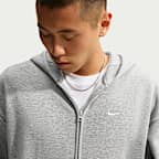 Nike Solo Fleece 男款全長式拉鍊連帽上衣