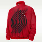Portland Trail Blazers Standard Issue Men's Basketball Woven Jacket