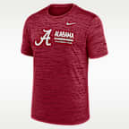 Playera universitaria Nike Dri-FIT para hombre Alabama Sideline Velocity