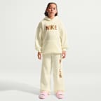 Nike Sportswear Studio Big Kids' (Girls') Oversized Fleece Pullover Hoodie