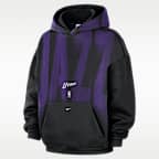 Utah Jazz Standard Issue Men's Therma-FIT Fleece Basketball Hoodie