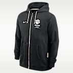Sudadera con gorro universitaria Nike Dri-FIT de cierre completo para hombre Clemson Sideline Standard Issue