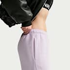 Pantalon taille mi-haute à jambes larges Nike Studio Fleece Medium Weight pour femme