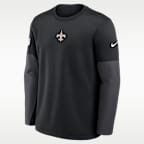 New Orleans Saints Scripted To Win Sideline Coach Men's Nike Therma-FIT NFL Long-Sleeve T-Shirt
