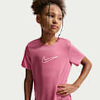Nike One Fitted Older Kids' (Girls') Dri-FIT Short-Sleeve Top