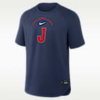 Japan National Baseball Team 2026 World Baseball Classic Batting Practice Pregame Men's Nike Dri-FIT Top