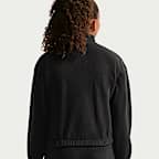 Top de manga larga de tejido Fleece para niña talla grande Nike Sportswear