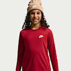 Nike Sportswear Big Kids' Long-Sleeve T-Shirt