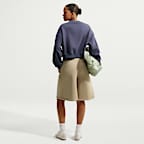 Nike Studio Fleece Medium Weight Women's Oversized Cropped Crew