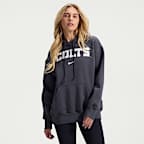 Sudadera con gorro sin cierre Nike de la NFL oversized para mujer Indianapolis Colts Rivalries Collection Phoenix