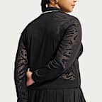 Playera de manga larga ajustada de largo cropped moderado para mujer (talla grande) Nike Sportswear Chill Lace