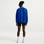 Playera oversized con estampado para mujer Nike Studio Fleece Medium Weight