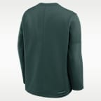 Michigan State Sideline Coaches Men's Nike Therma-FIT College Long-Sleeve T-Shirt