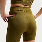 Nike Pro Seamless Mallas cortas de 13 cm y talle alto Dri-FIT - Mujer