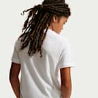 Playera para niños talla grande Nike Sportswear