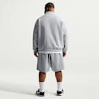 Playera con cierre de 1/4 de tejido Fleece para hombre Nike Solo Swoosh