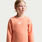 Nike Sportswear Club Fleece Big Kids' (Girls') Crew Sweatshirt