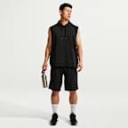 Nike N.A.C. Men's Dri-FIT Fleece Sleeveless Training Hoodie