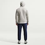 Børstede Nike Club-fleecebukser med opslag til mænd