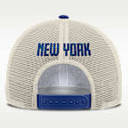 Gorra de rejilla Nike de la MLB ajustable para hombre New York Mets Cooperstown Rise