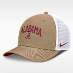 Alabama Primetime Arched Men's Nike Dri-FIT College Trucker Adjustable Hat