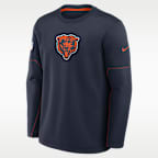 Chicago Bears Sideline Coaches Men's Nike Therma-FIT NFL Long-Sleeve T-Shirt