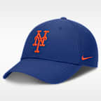 Gorra Nike Dri-FIT de la MLB ajustable para hombre New York Mets Club