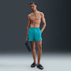 Shorts de playa o alberca con forro de ropa interior para hombre de 12.7 cm Nike Swim Breaker Essential
