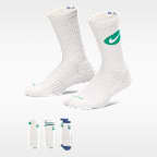 Calcetas Dri-FIT Retro con gráfico (3 pares) para niños talla pequeña Nike