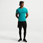 Nike Pro Dri-FIT Sıkı Kesimli Kısa Kollu Erkek Fitness Üstü