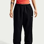 Pantaloni jogger oversize a vita alta Nike Studio Fleece Heavyweight – Donna