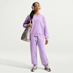 Nike Sportswear Studio Girls' Boxy Fleece Crew Neck