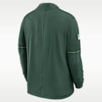 Green Bay Packers Sideline Men's Nike Dri-FIT NFL 1/2-Zip Top