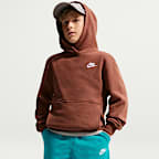 Shorts de French Terry para niños talla grande Nike Sportswear Club Fleece