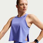 Camiseta de tirantes de correr Dri-FIT ADV cropped Nike AeroSwift