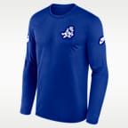 Dallas Cowboys Alt Legend Small Logo Men's Nike Dri-FIT NFL Long-Sleeve T-Shirt