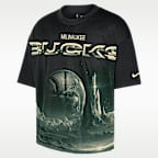 Milwaukee Bucks Courtside Men's Nike NBA Boxy T-Shirt
