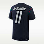 Jersey de futbol Nike Aero-FIT de Brenden Aaronson del USMNT visitante 2026 Match para hombre