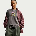 Chamarra reversible oversized para mujer Nike Sportswear
