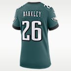 Jersey Nike de la NFL Game para mujer Saquon Barkley Philadelphia Eagles