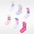Nike Kids' Dri-FIT "Have a Nike Day" Graphic Crew Socks (6 Pairs)