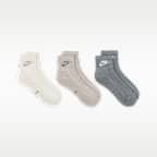 Nike Everyday Elevated Ankle Socks (3 Pairs)