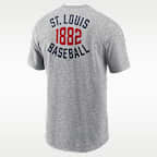 St. Louis Cardinals Cooperstown 2-Hit Large Logo Men's Nike MLB T-Shirt