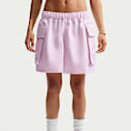 Short cargo ample en satin à taille mi-haute Nike Sportswear pour femme