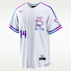 Jac Caglianone Kansas City Royals City Connect Men's Nike MLB Stadium Jersey