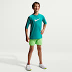 Nike Swim Hydroguard Essential Big Kids' (Boys') Dri-FIT UV Short Sleeve Top