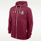 Florida State Sideline Men's Nike Dri-FIT College Full-Zip Hoodie