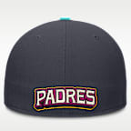 Gorra Nike Dri-FIT de la MLB ajustada para hombre San Diego Padres City Connect True
