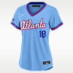 Mike Yastrzemski Atlanta Braves City Connect Women's Nike MLB Stadium Jersey