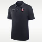 Polo Nike Dri-FIT de la MLB para hombre Minnesota Twins Authentic Collection Striped Victory